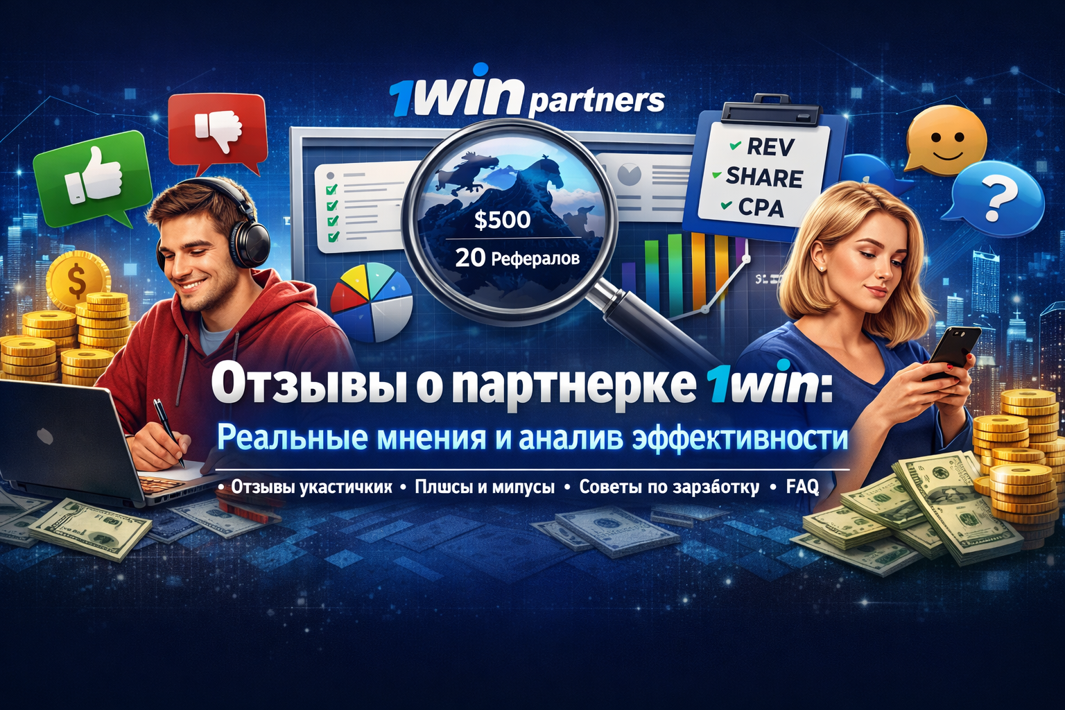 1win партнерка — обзоры: реальные мнения участников и разбор доходности